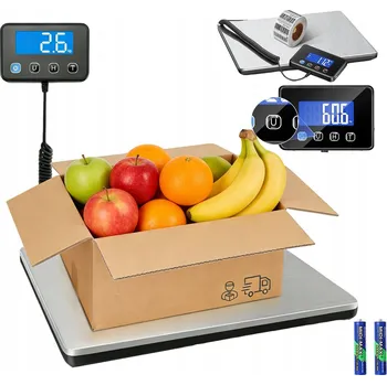 Kuchyňská váha ELEKTRONICKÁ SKLADOVÁ VÁHA LCD 200KG PLATFORMOVÁ OBCHODNÍ ZBOŽÍ SILNÁ