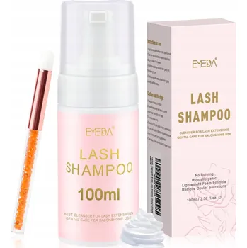 EMEDA Šampon na Řasy 100ML s Kartáčkem pro Prodlužování Řas pro Salony