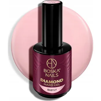 Lak na nehty Stavební gel Hard Diamond Gel Babyly Boska Nails 15 ml