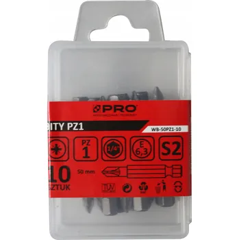 Bit Bity PZ 1x50mm sada 10 kusů PRO