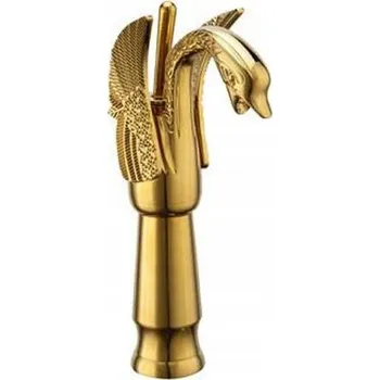 Vodovodní baterie Stojánková umyvadlová baterie LAUFERI EMINA zlatá