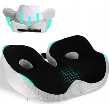 Polštář ORTOPEDICKÝ POLŠTÁŘ NA SEDADLO PROTI HEMOROIDŮM REHABILITAČNÍ S OTVOREM