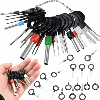 Bezpečnostní kamera VYTAHOVÁKY KLÍČŮ PRO DEMONTÁŽ PINŮ A KONEKTORŮ SADA 18 KUSŮ