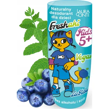 Přírodní dětský kuličkový deodorant MÁTA A LESNÍ OVOCE FRESHAKI LEO 50ML