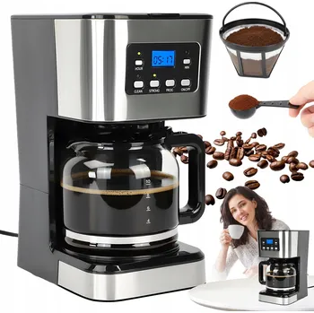 Kávovar KÁVOVAR 1,5L S ČASOVAČEM, TERMOIZOLACÍ A SYSTÉMEM PROTI ODKAPÁVÁNÍ