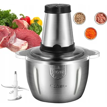 SEKÁČEK POTRAVIN MIXÉR SEKÁČEK NA ZELENINY LEDOVÝCH PLODŮ KUCHYŇSKÝ ROBOT DRTIČ LEDU