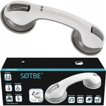 Madlo do koupelny Koupelnové madlo pro seniory do sprchy, k vaně i k WC, robustní SOTBE