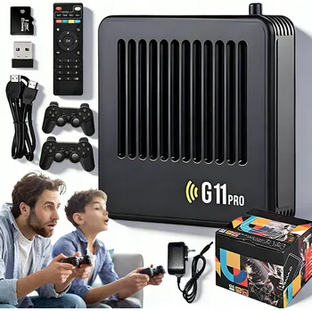 Herní konzole HERNÍ KONZOLE HDMI 32000 HER RETRO + 2 BEZDRÁTOVÉ OVLADAČE DÁREK