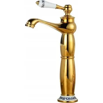 Vodovodní baterie Stojánková umyvadlová baterie LAUFERI VENUS zlatá