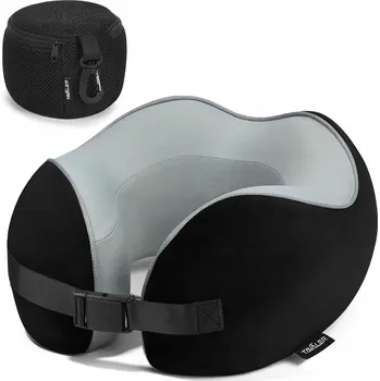 Polštář Polštář s paměťovou vložkou na krk, ergonomický, prodyšný, černý