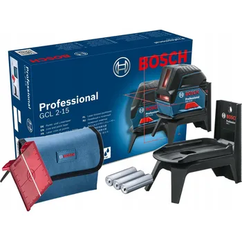 Měřící laser Křížový laser BOSCH GCL 2-15 PROFESSIONAL