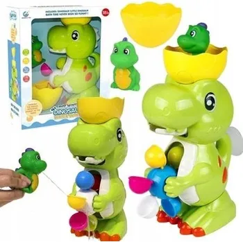 Hračka pro nejmenší Dinosaurus s navijákem, Hračka Do Vany, malý Dinosaurus, kelímek