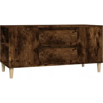 Televizní stolek VidaXL TV stolek, kouřový dub, 102x44,5x50 cm