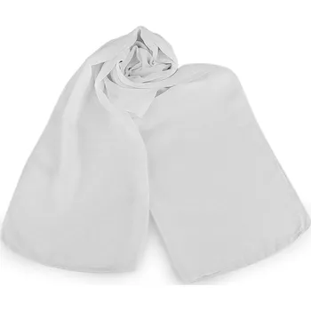 Šála Letní šátek / šála, lehký 45x155 cm, velké, 16 bílá