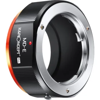 K&F MD to NEX Lens Mount Adapter for Minolta MD MC Mount Lens to NEX E Mount Mirrorless Cameras for