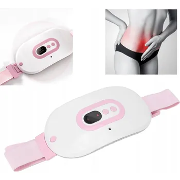 Masážní přístroj ORIGINÁLNÍ PAS MENSTRUACYJNY ELEKTRICKÝ MASÁŽNÍ PŘÍSTROJ ZAHŘÍVACÍ VIBRAČNÍ PROTI BOLESTI
