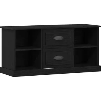 Televizní stolek TV stolek se zásuvkou Černý Dub 99,5 x 35,5 x 48 cm