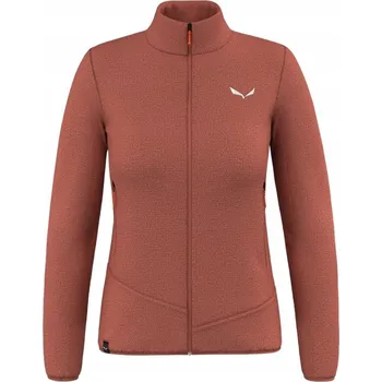Dámská mikina Fleecová Mikina dámská Salewa Puez Rocca PL Jacket - etruscan red 40 (L)
