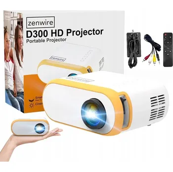 Projektor MINI LED PROJEKTOR PŘENOSNÝ MALÝ PROJEKTOR FULL HD TV HDMI 3000 lm Zenwire
