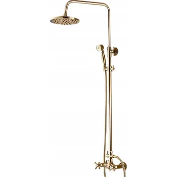 Vodovodní baterie Nástěnná sprchová baterie LAUFERI HYPNOS zlatá