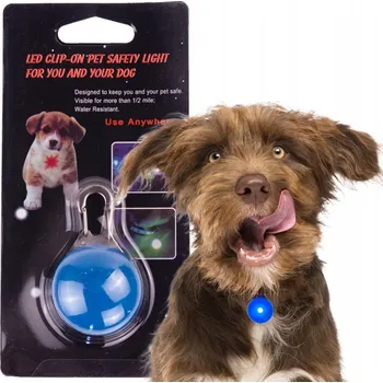 Obojek pro psa Svítící silikonový obojek pro psa Verk Group, univerzální velikost