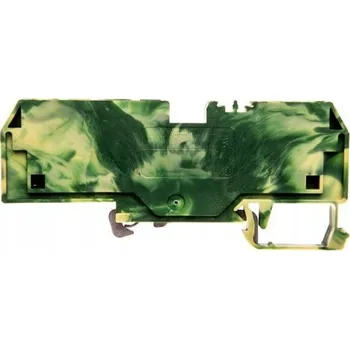 Svorka WAGO pro 3 vodiče, 10 mm2, žluto-zelená