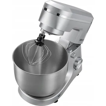 VEVOR Mixér na těsto 1500W, 10 rychlostí, s nerezovou mísou 4,2+5,7L