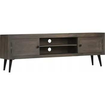 Televizní stolek TV stolek, masivní mangové dřevo, 140 x 30 cm