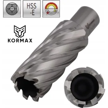 Vrták Trepanační fréza 27 mm x 50 mm HSS-E 27x50 Trubkový vrták Weldon Kormax