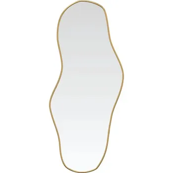 Zrcadlo Zrcadlo Nástěnné kosmetické PVC, zlaté, 80 x 35 cm, 4 mm