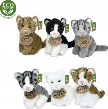 plyšák Sedící plyšové kočky 11 cm - Eko