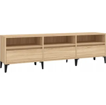 Televizní stolek TV stolek, dub sonoma, 150x30x44,5 cm