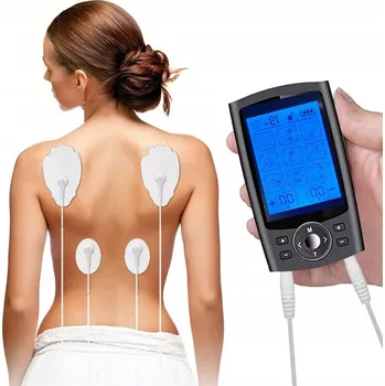 ELEKTROSTYMULATOR MIĘŚNI I NERWÓW TENS EMS 36 PROG 20 úrovní USB, černý