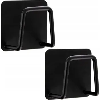 Věšák Háček bez vrtání Orion černý