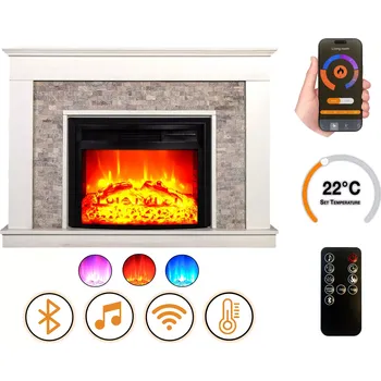 Elektrický krb DLC Home Seratonya Stone EF 4