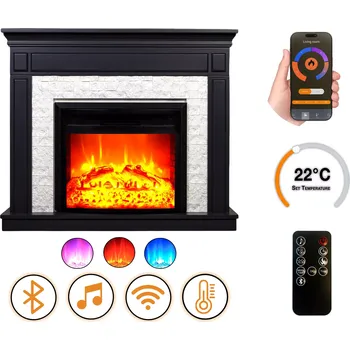 Elektrický krb DLC Home Morella Antracit EF 4