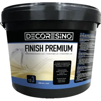 Lak na dřevo Lak na obklady a dlažby polomatný Decoresino FINISH PREMIUM 1,1 l