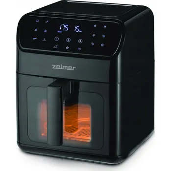 fritéza Horkovzdušná fritéza ZELMER ZAF6500 Černá fritéza Air Fryer