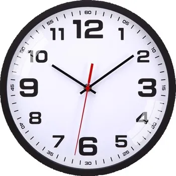 Hodiny Tiché nástěnné hodiny, moderní, 30 cm, quartzové, velké, na baterie, snadno čitelné, do pokoje,