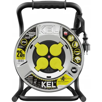 Napájecí kabel PRODLUŽOVACÍ KABEL BUBNOVÝ 25 m 3X2,5 mm KEL W-99257