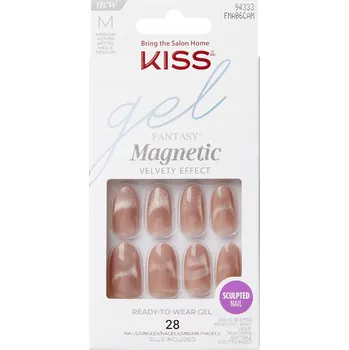 Kiss Gel Fantasy Umělé Nehty Magnetic Drama velikost M