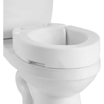 WC sedátko Vevor Zvýšené wc sedátko, nosnost 136.1 kg, zdvih 88.9 mm, pro kulatou misku