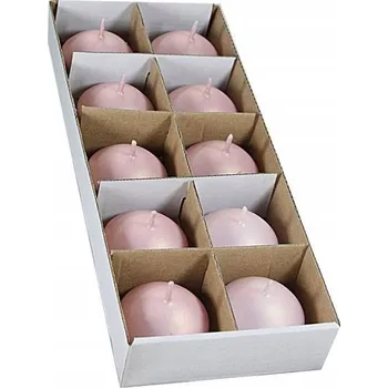 Svíčka Plovoucí svíčky šedé 4 cm 10 ks Doba hoření 4,5 hodiny