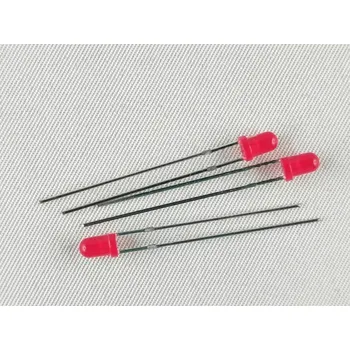 Polovodič LED Dioda 3mm Červená 3mm
