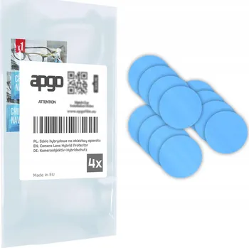 Pouzdro na mobilní telefon 4x Sklo 9H na FOTOAPARÁT / OBJEKTIV pro Oukitel P1 Pro, FLEXIBLE (Ohebné)