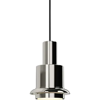 DCW éditions Chaumont L E27 závěsné svítidlo ON/OFF / Stříbrná / Stříbrná