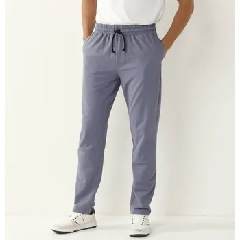 Pánské kalhoty Jogging kalhoty z piké bavlny modrá džínová 64/66