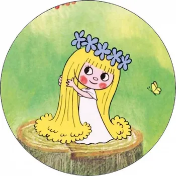 Jedlá dekorace na dort Jedlý papír víla Amálka 19,5 cm - Pictu Hap