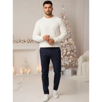 Pánské oblečení Pánské kalhoty tmavě modré