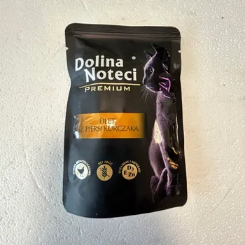 Krmivo pro kočku Dolina Noteci Premium Mokré Krmivo Pro Kočky Filé z Kuřecích Prsou 85g